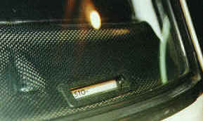 Carbon fiber top dash trim